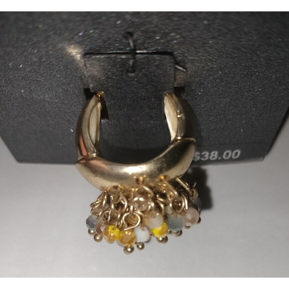 Cynthia Rowley Chunky Stretch Ring Hobo Indie Jewelry Teens School Yellow Gold 1 - Picture 6 of 12